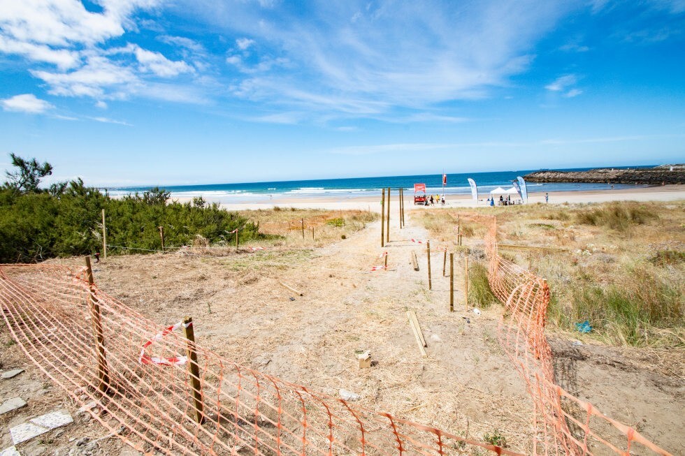 Passadiço São Torpes (início da obra)