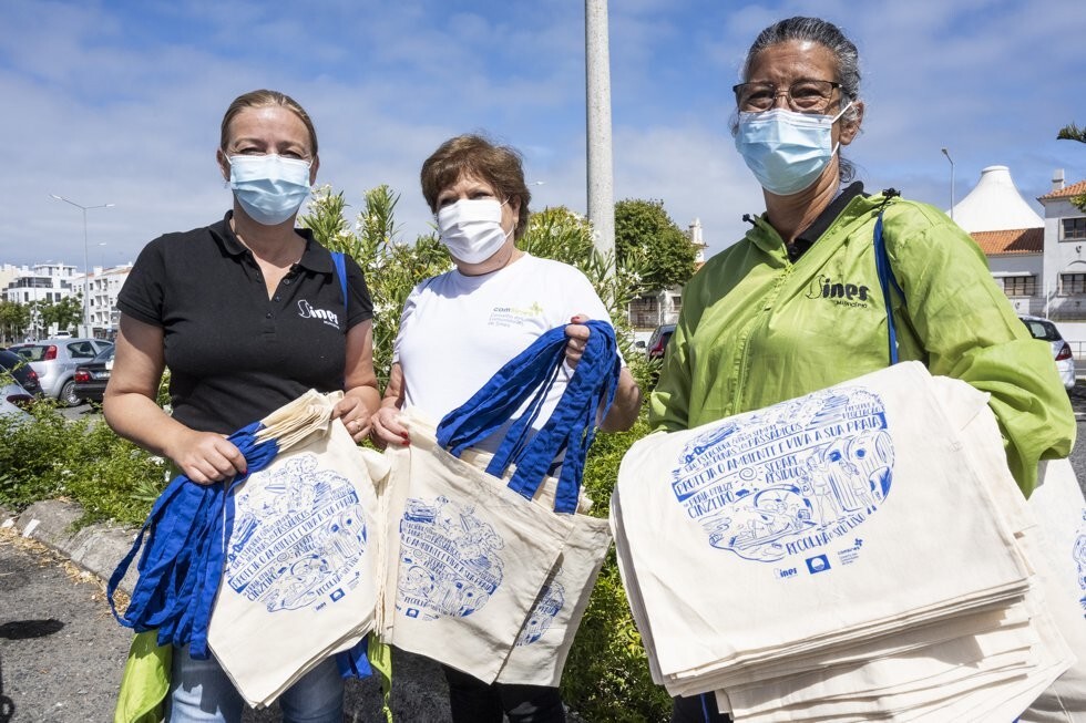 Entrega de sacos de pano 3