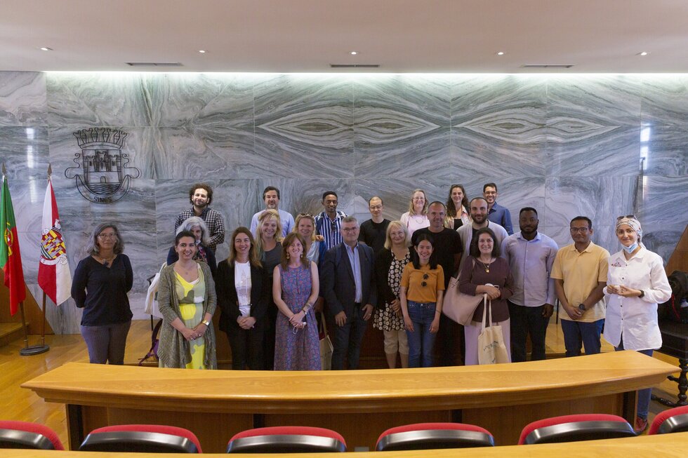 Fotografia de grupo do projeto Astra