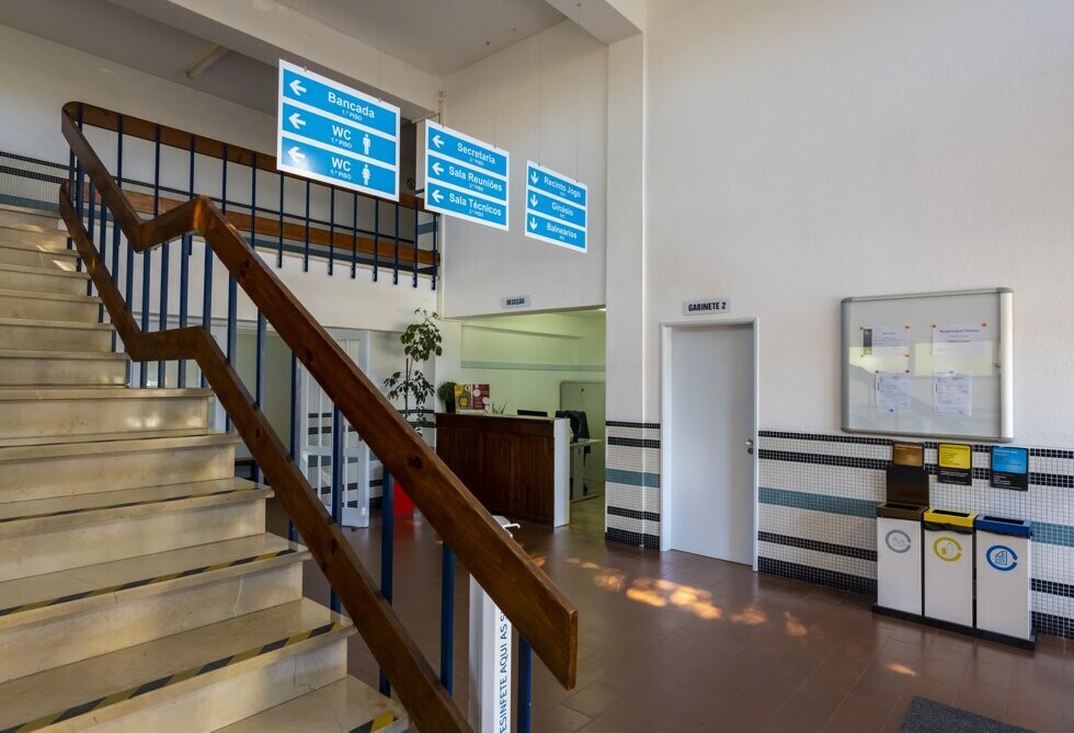 Rece&ccedil;&atilde;o com nova sinal&eacute;tica