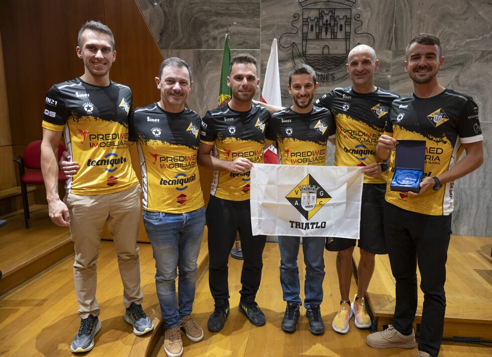 20231121_rece&ccedil;&atilde;o equipas atletismo e triatlo Vasco da Gama_8