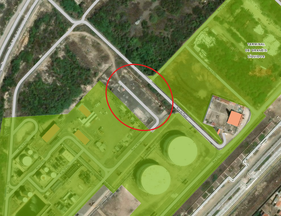 Imagem da zona do treino