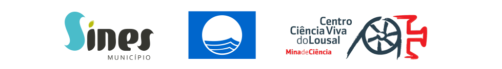 Logos de Sines, Bandeira Azul e Centro Ci&ecirc;ncia Viva Lousal