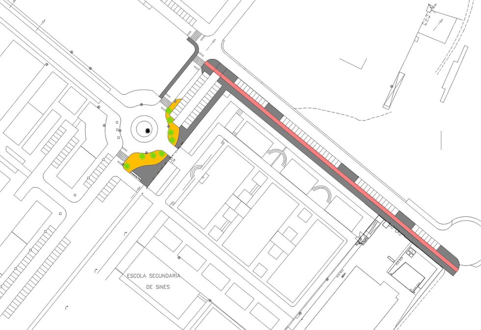 Planta de implantação